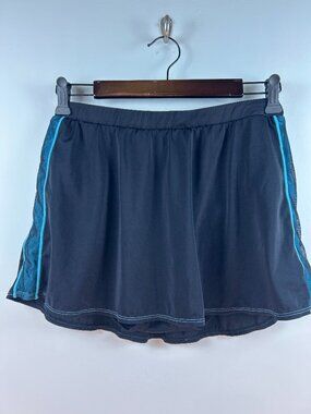 Cazinvi Navy Blue Athletic Tennis Golf Skort Built-In Shorts Size 16 Teen
